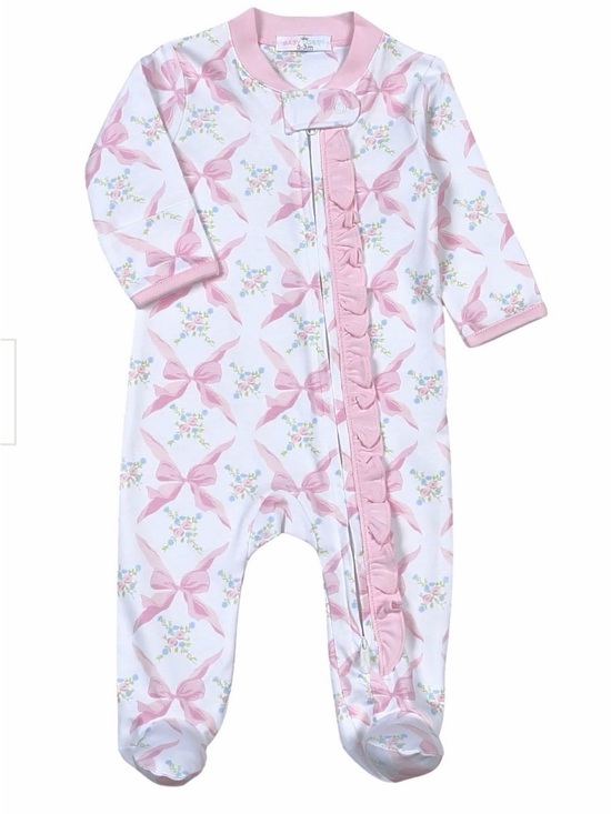 Baby Loren Other - Baby Loren Pink Bow onesie pajamas